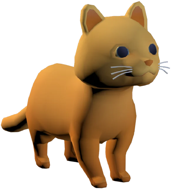 Tobby, an orange tabby cat